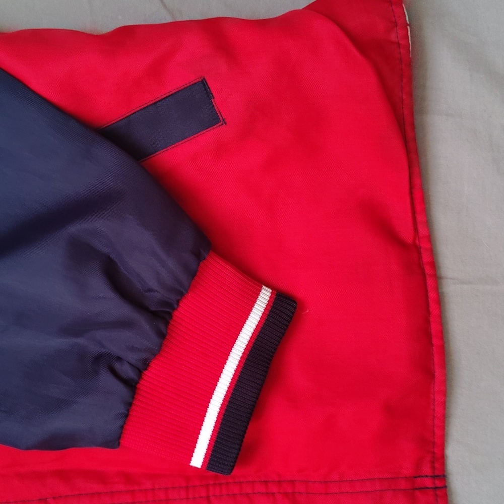 St Louis Cardinals Pin Stripe Baseball Jacket Reversible Spell Out Logo G-III - Picture 7 of 15